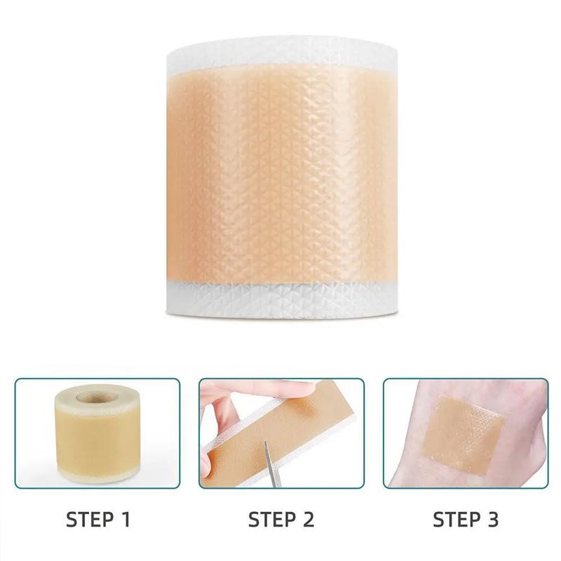 1 Roll Patch Skin Repair Self Adhesive 4X150CM Waterproof Scar Tape Non-slip Scar Sheets Skin Beauty Care Silicone Gel