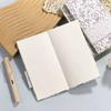 A6 Blank Notebook Travel Journaling Stamp Collecting Daily Planning Fabric Cover Wire-O Bound 100gsm Offset Paper