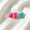 5Pcs Enamel Fish Charms Pendants Stainless Steel Ocean Animal Charm For Diy Necklace Earrings Bracelets Crafts Jewelry Making