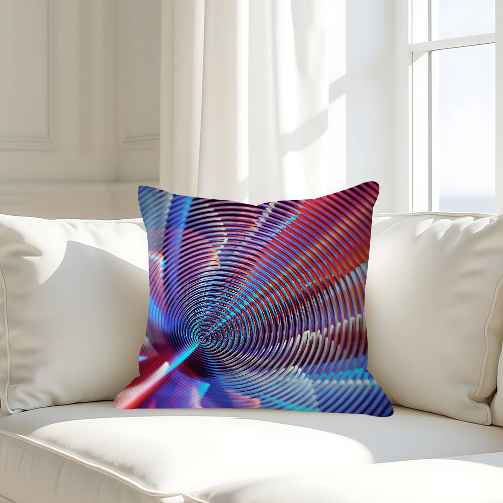 3D Visual Pillow Case Removable Washable Cushion Cover – All-Season Soft Linen