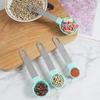 4/8Pcs/Set Plastic Multi Purpose Measuring Cup Measuring Spoon Stainless Steel Handle With Graduated Measuring Baking Tools