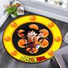 Runder Teppich für Wohnzimmer Teppiche Schlafzimmer Kinder Teppich Badezimmermatte 3D Dragon Ball Goku Druck Bodenmatte Kinderzimmer Teppich