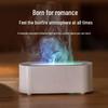 Seven-Color Simulated Flame USB Aroma Diffuser for Home and Office