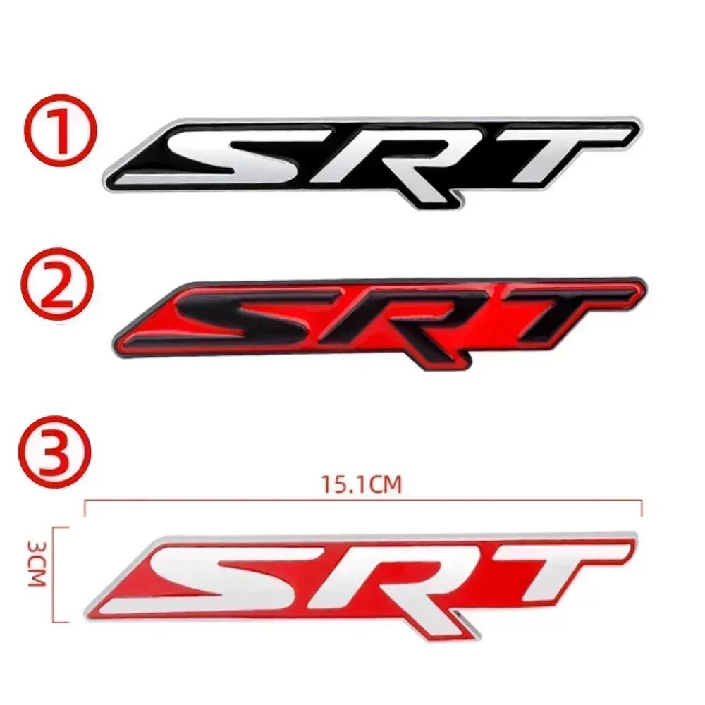 SRT R/T Car Rear Trunk Sticker Side Fender Badge Decals Accessories
