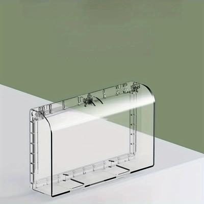 Universal 86 Type Wall Socket Waterproof Box Transparent Plate Switch Protection Cover Household Electrical Socket Accessories