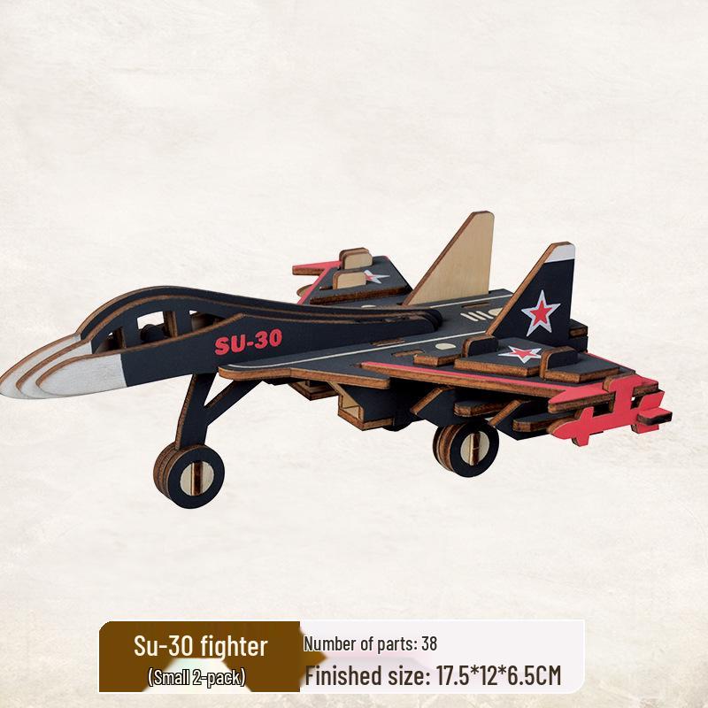 3D Holzpuzzle Modellspielzeug für Kinder ab 6 Jahren - Handgefertigtes Lernspielzeug