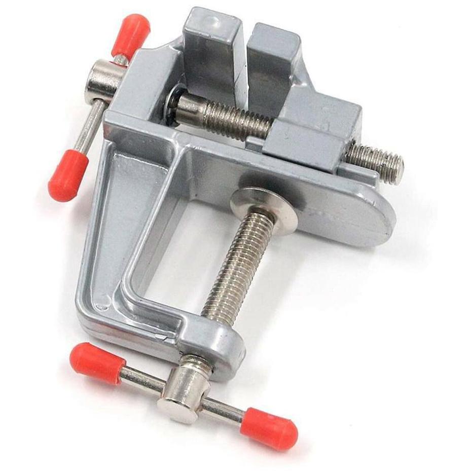 

1 Pcs 360 ° Rotary Mini Bench Vise Clamp Table Swivel Lock Clamp DIY Repair Tool срібний