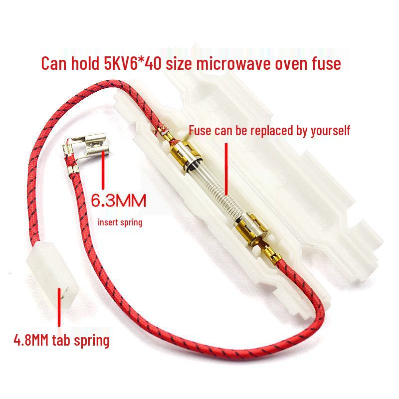 5KV 0.65A-0.8A High Voltage Fuse for Galanz/Midea Microwave Ovens