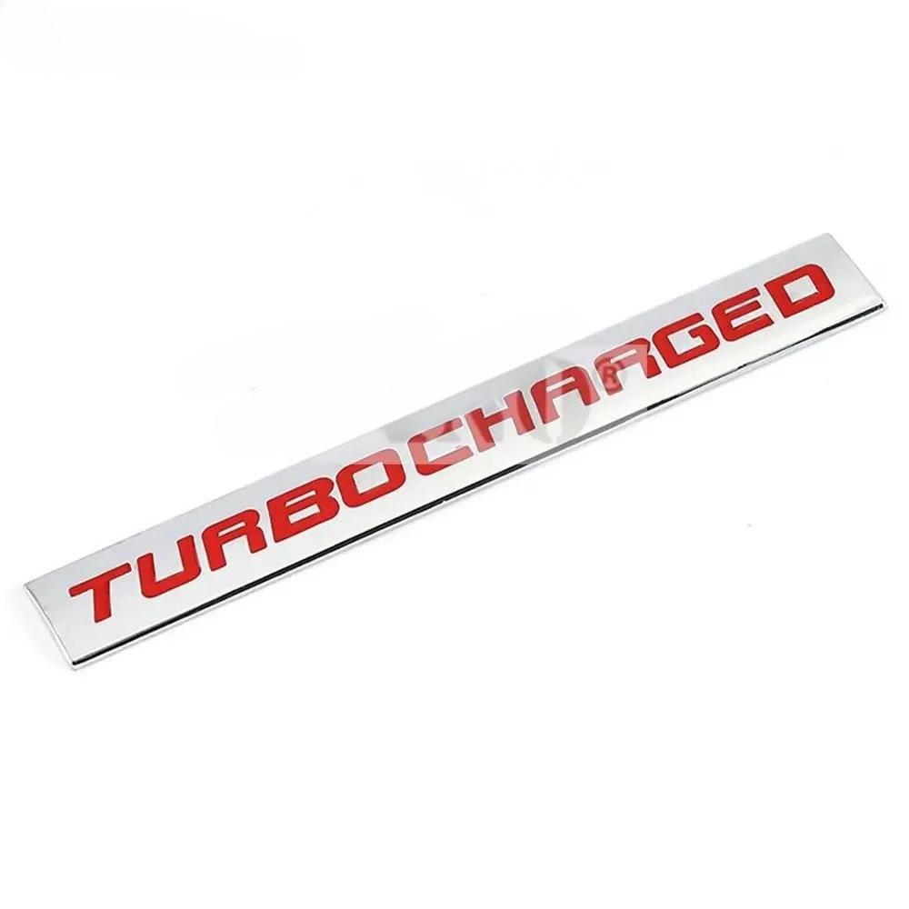 1 Pezzo Styling Auto Turbo Diesel Twin Turbo Turbocharged Supercharged Emblema Adesivo 3D in Lega Metallica Adesivo Badge Carrozzeria Auto