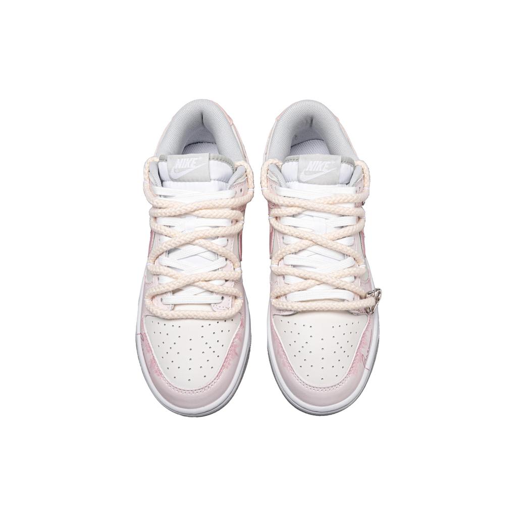 Nike Dunk Gilded Pink Journal Low top Skateboard Shoes Women's Beige Pink DD1503-103(Team63-)
