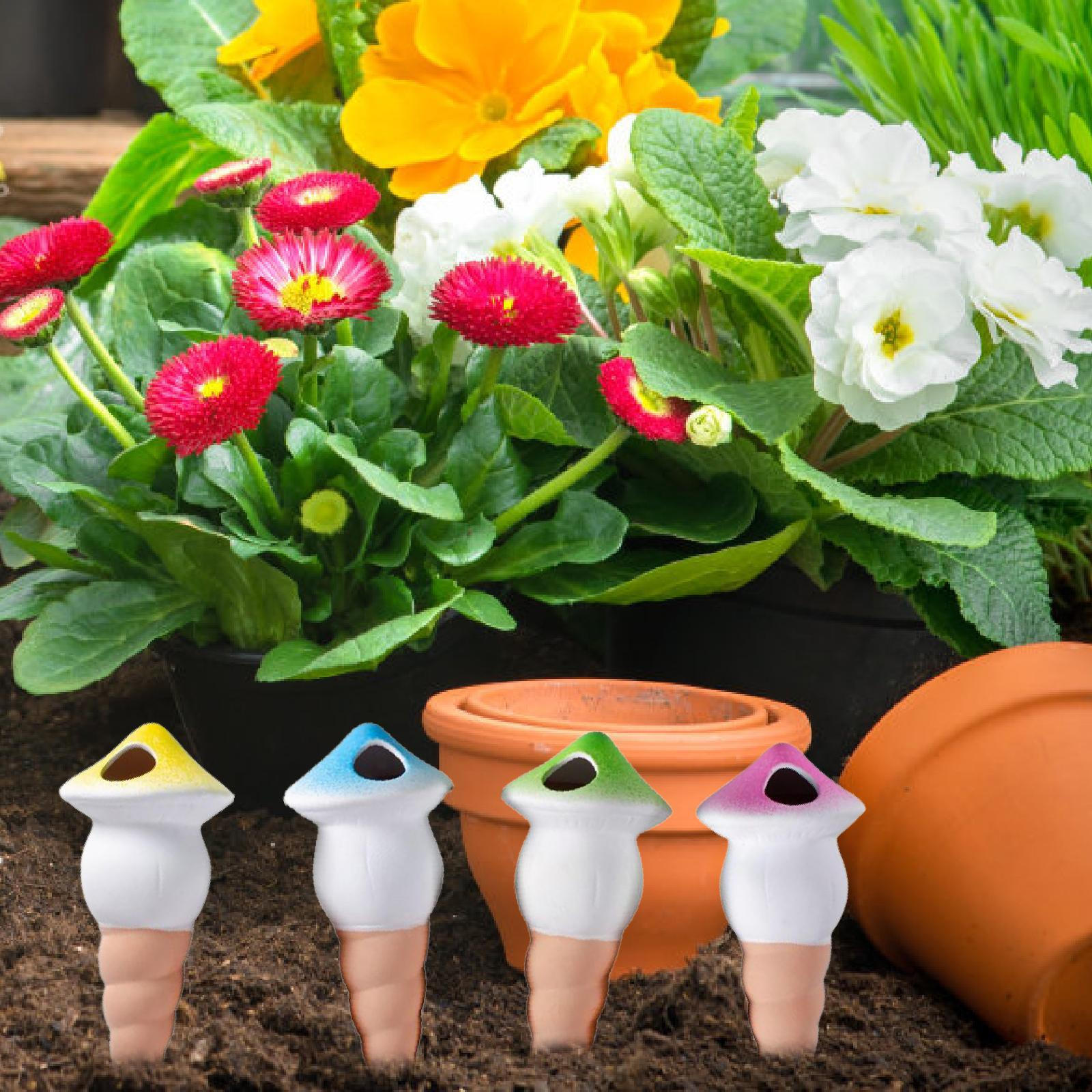 

4 Pieces Plant Watering Globes Self Planter Convenient Water Bulbs for Bonsai