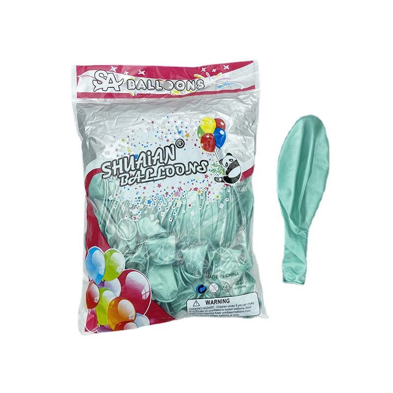 18 Inch Metal Latex Balloon Thickened Pearlescent Metal Ball Wedding Party Decoration Birthday Arrangement Balloon