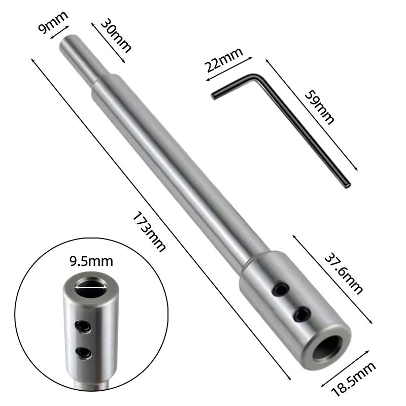 173mm Drill Bit Extension Rod Screwdriver Bit Holder 9mm Round Shank Extension Bars Driver Adapter Electric Drill Power Tools
