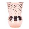 Hammered Cup Rose Gold 400ml 304 Stainless Steel Drinking Cup for Cocktail Wine Beverages
