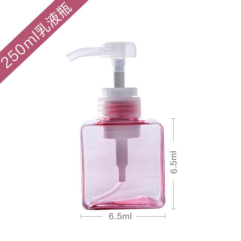 Push-Type Foaming Hand Sanitizer Bottle - Transparent for Hotel Use