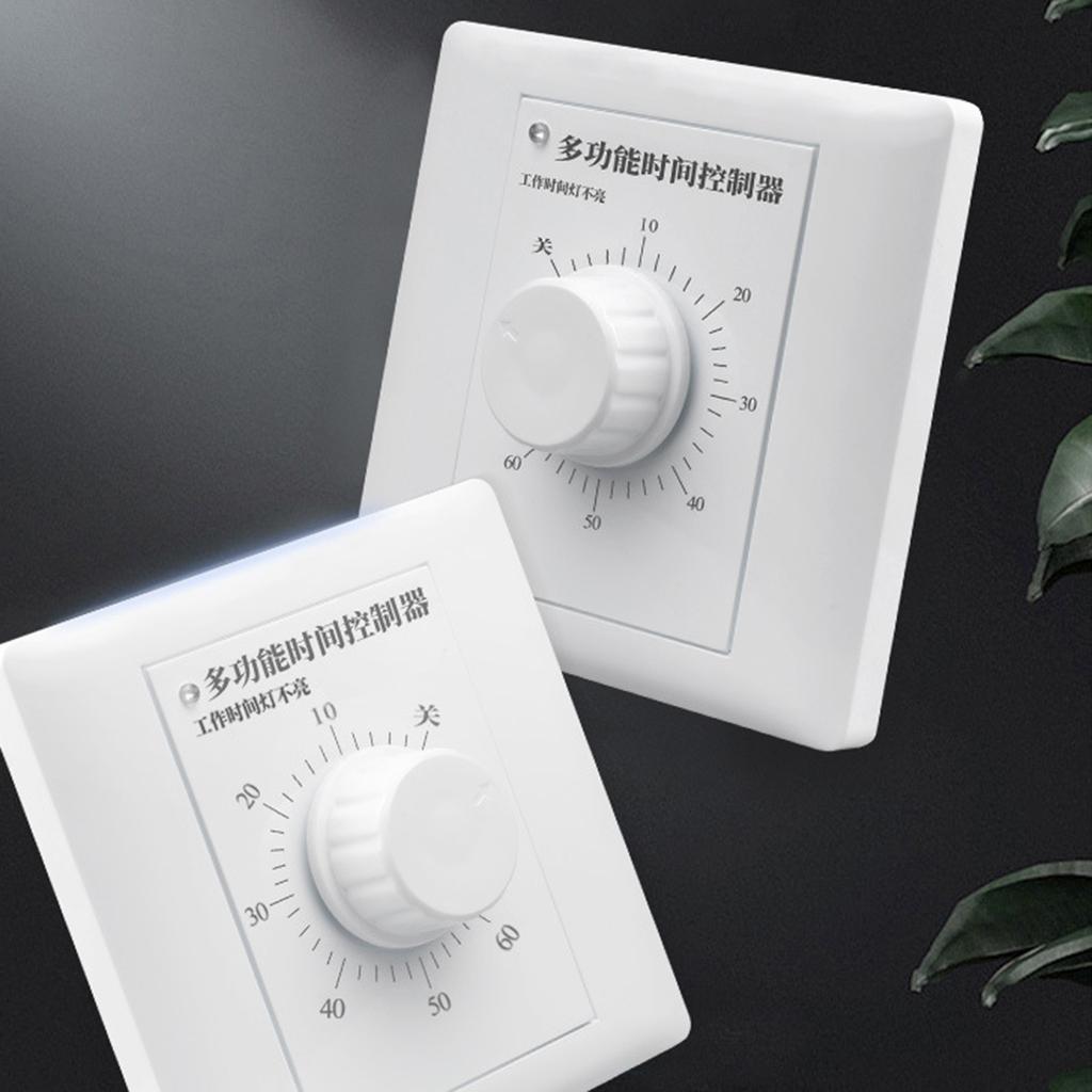 AC220V Timer Switch Control Pump Mechanical Countdown Control Interruptor 60/120 Minutes for Time Switch Controller