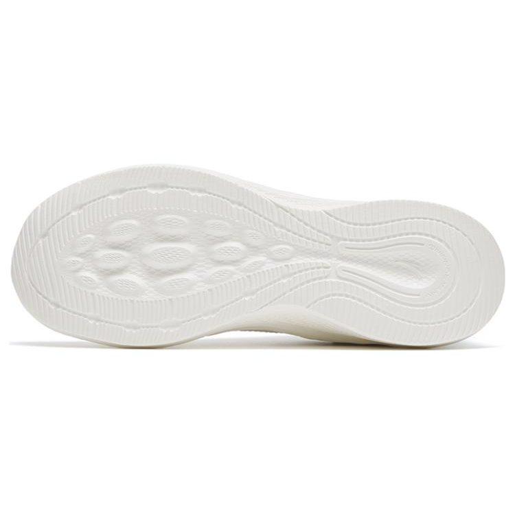 Anta Textile, Synthetic Leather Low top Casual Sprint Running Shoes Women's White Green 922625558F-1