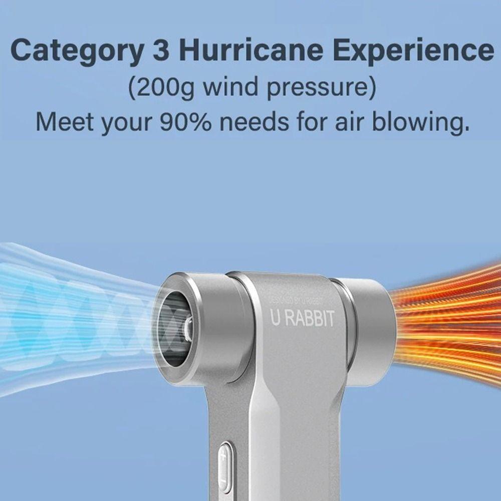 With LED Light Violent Turbofan Brushless Motor Power Air Duster Mini Turbo Jet Fan Car