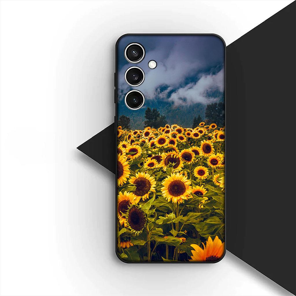 Sunflower Flower Peony for Samsung Galaxy Note 20 Ultra 10 8 9 S10 Plus Lite S8 A70 A24 A25 S10E A21S A37 A57 A51 A7 Phone Case