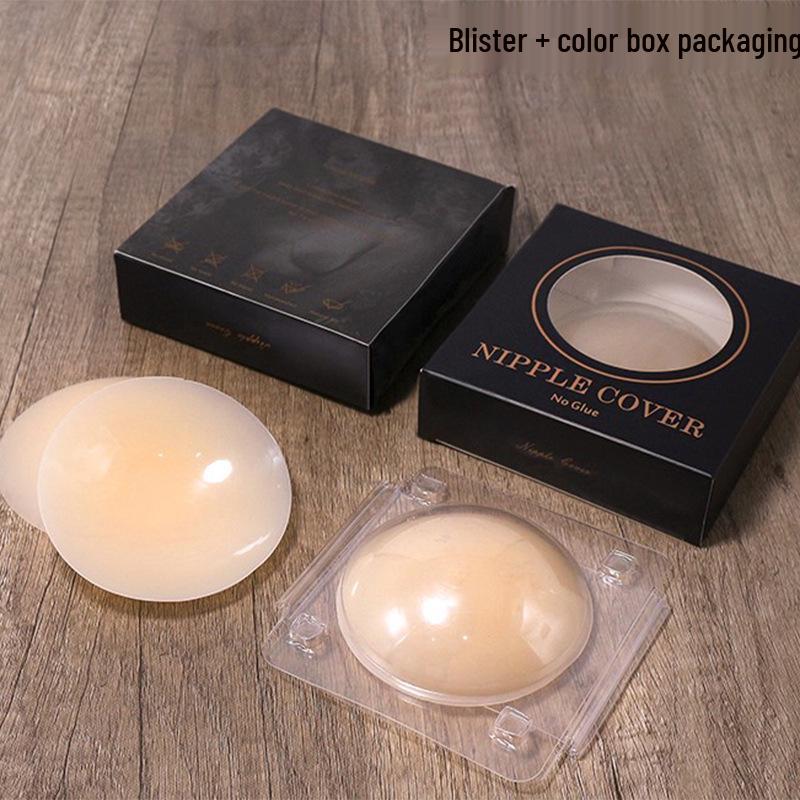 Ultra-Thin American Self-Adhesive Nipple Covers: Invisible, Anti-Protrusion, Temperature-Sensitive, Anti-Exposure Pasties