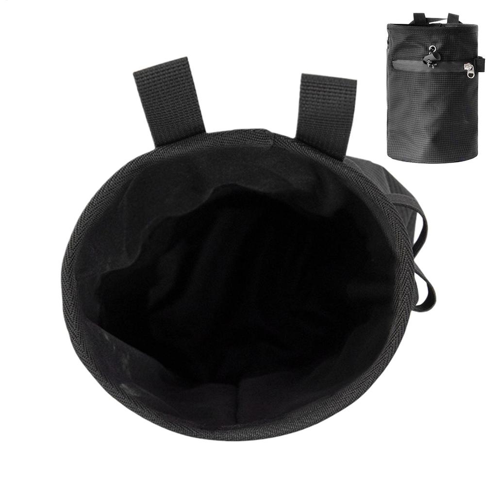 Chalk Bags Waterproof Adjustable Waist Belt Powder Pouch Rock Climbing Chalk Bag For Gymnastics Golf Gym Bowling Lifting