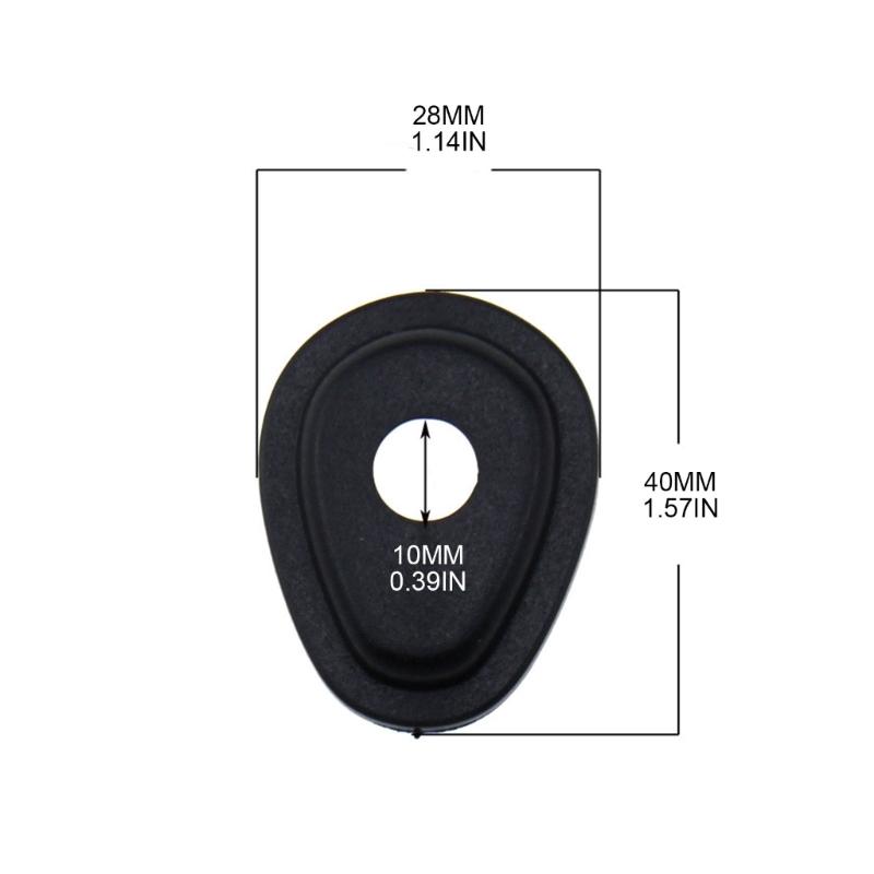 4Pcs Turn Signal Indicator Adapters Spacer Gasket for YZF R6 R1 1998-2012 FZ 1 FZ6 FZ6R FZ 8 XJ 6 Motorcycle Accessories