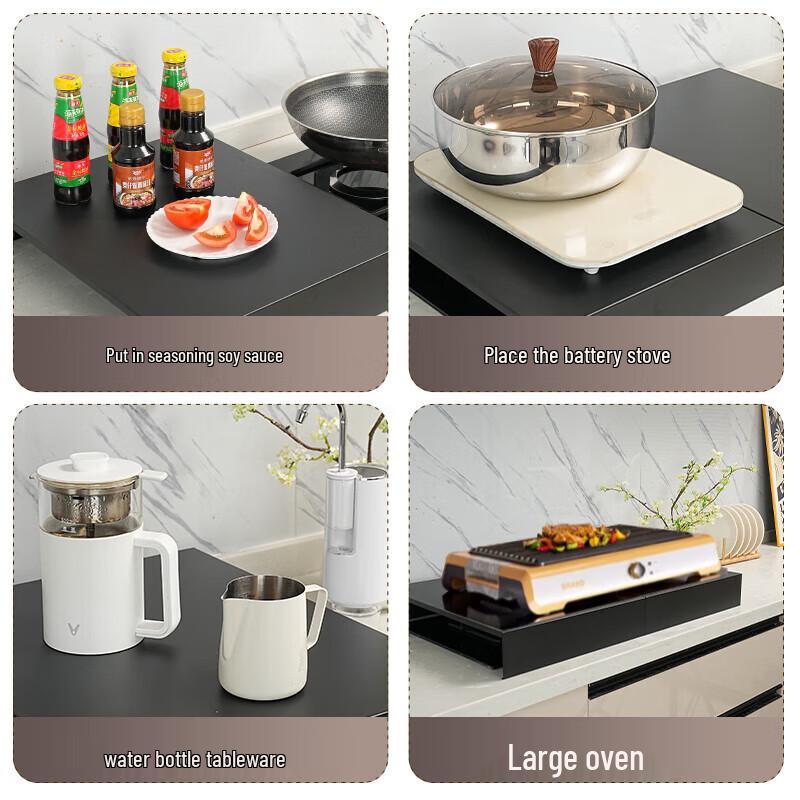 Meizhiko Multi-functional Gas Stove Cover & Storage Rack