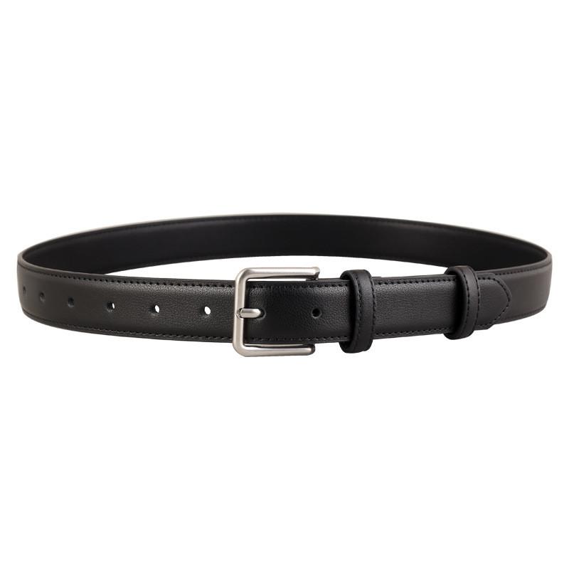 Genuine Leather Waist Belt For Women With Silver Buckle For Casual And Office Style