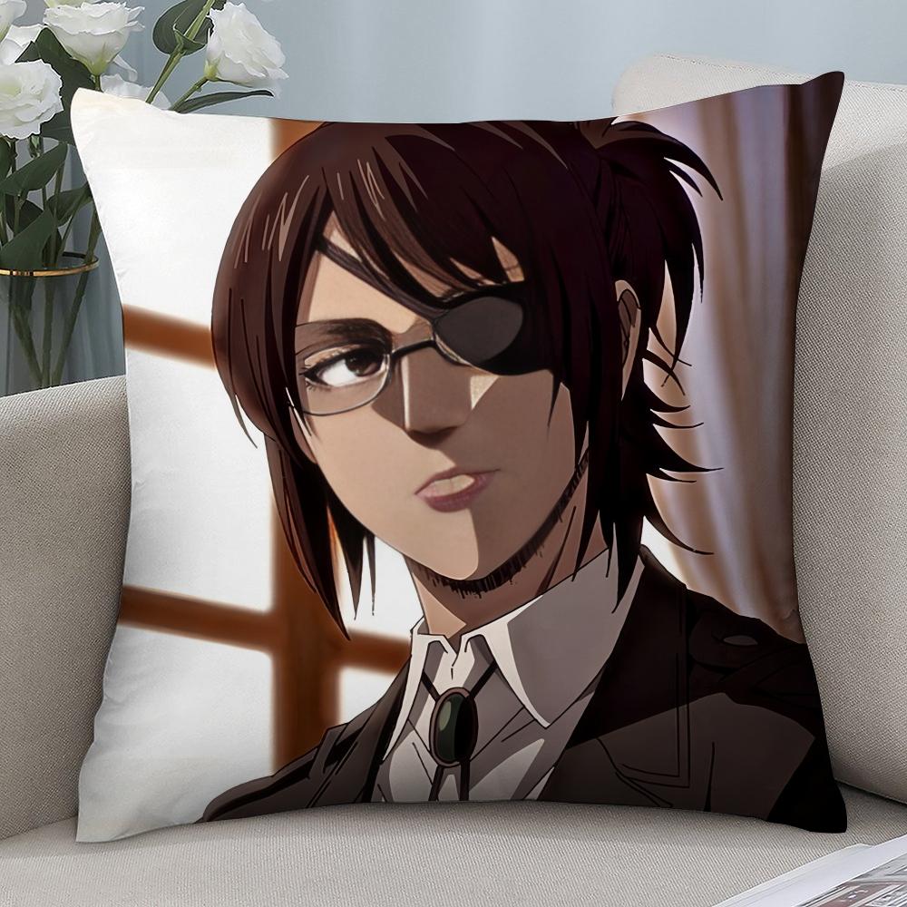 

H-Hange Zoe Anime Girl Pillow Case Short Plush Pillow Covers Sofa Decorative Gift Home Double-sided Printing Cushion Cover 12x12Inch