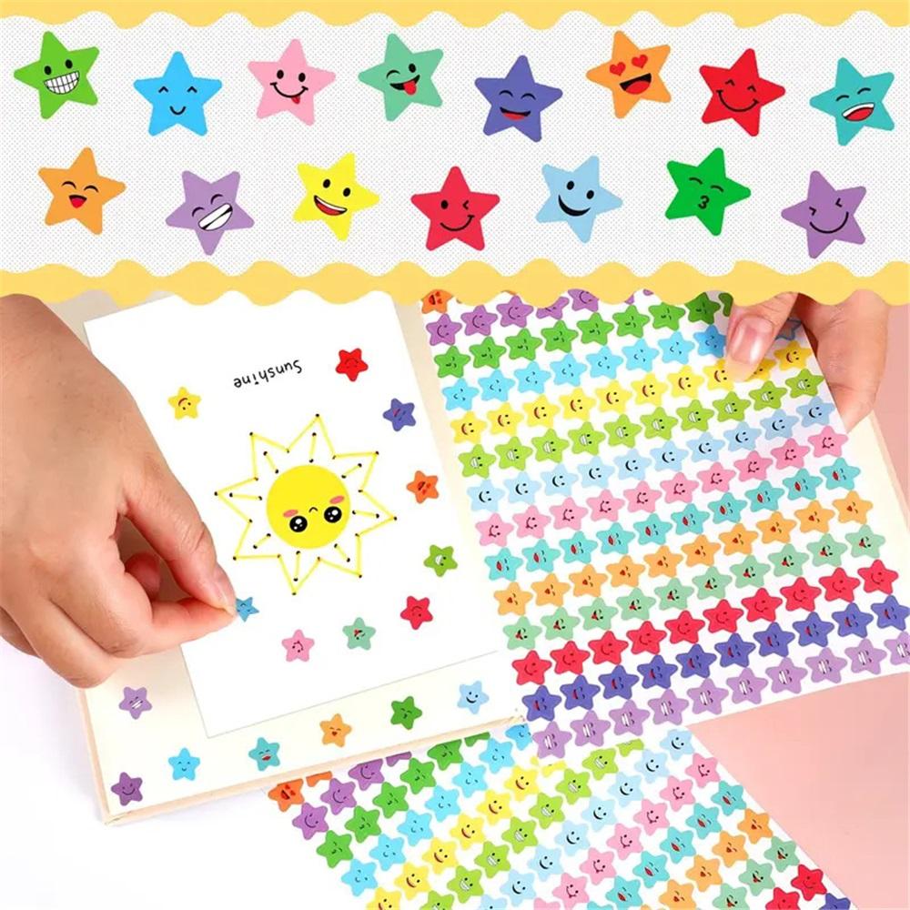 1500 Star Stickers Reward Chart Set – 10 Sheets, Holographic & Classic Designs For Kids, Students, Teachers – Positive Reinforcement Stickers