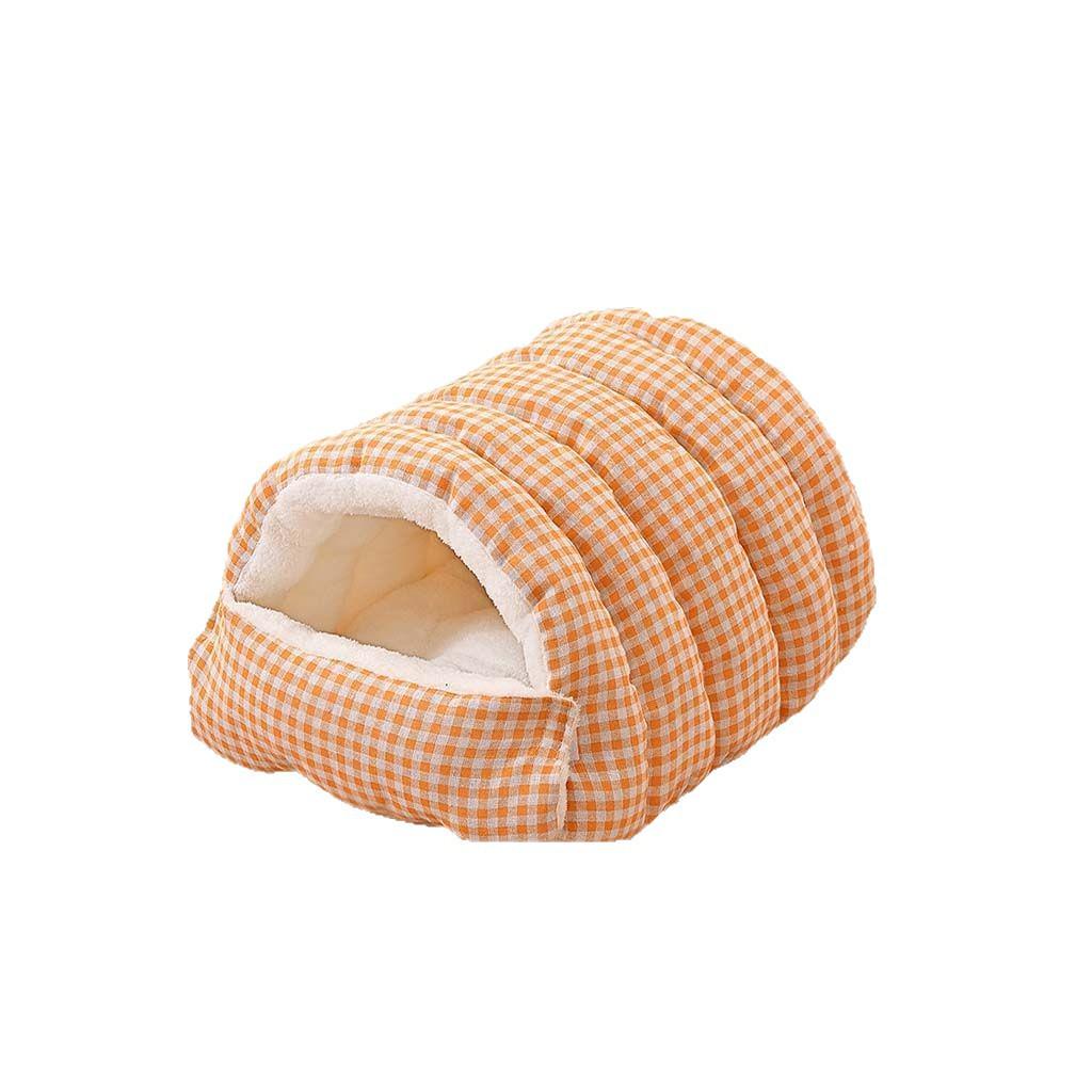 All-Season Warm Pet Nest: Enclosed, Washable Cat & Dog Bed