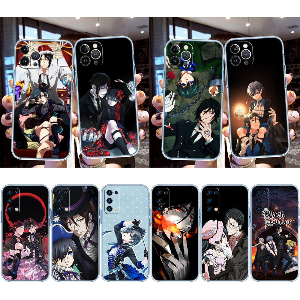 RP7 Black Butler Transparent Case for LG K22 K30 K40 K40S K41 K42 K50 K50S K51 K51S K52 K61 K62 K71 K92 Q60 Q61 V40 V50 V60