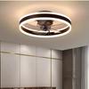 20 Zoll Haushalts-Elektro-Deckenventilator Schlafzimmer Einstellbare Helligkeit LED-Deckenventilatorleuchte Gleichstrommotor Deckenventilator mit Licht