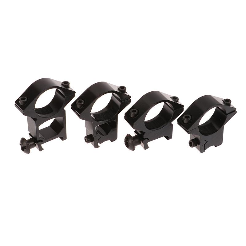 2Pcs Hunting Rifle Scope Mounts Ring For Dia 25.4Mm Tube Scopes 11Mm 20Mm Dovetail Picatinny Rail Tactical Flashlight Mount