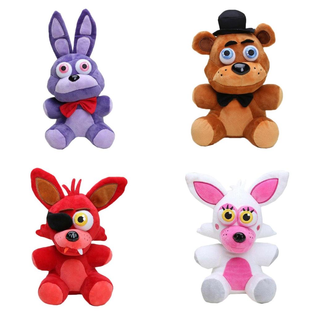 At Five Nights Freddy Soft Stuffed Toy Bear Fox Bonnie Golden Kids Toys Plush