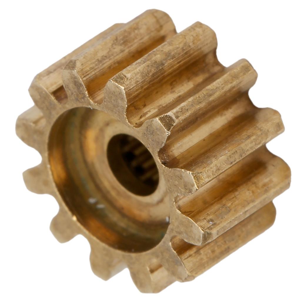 4305‑0025‑0012 Servo Gear 12 Tooth Brass Gear 25 Tooth Spline MOD 0.8 Gear Replacement Servo Parts