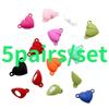 5 pair Heart Magnet Connector Zapięcie End Connector Charms na zapięcia jubilerskie Para Bransoletka Naszyjnik