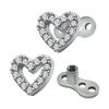 Pair Of Geometric 316L Stainless Steel Body Jewelry Geometric Body Studs For Unique Fashion And Style Expression