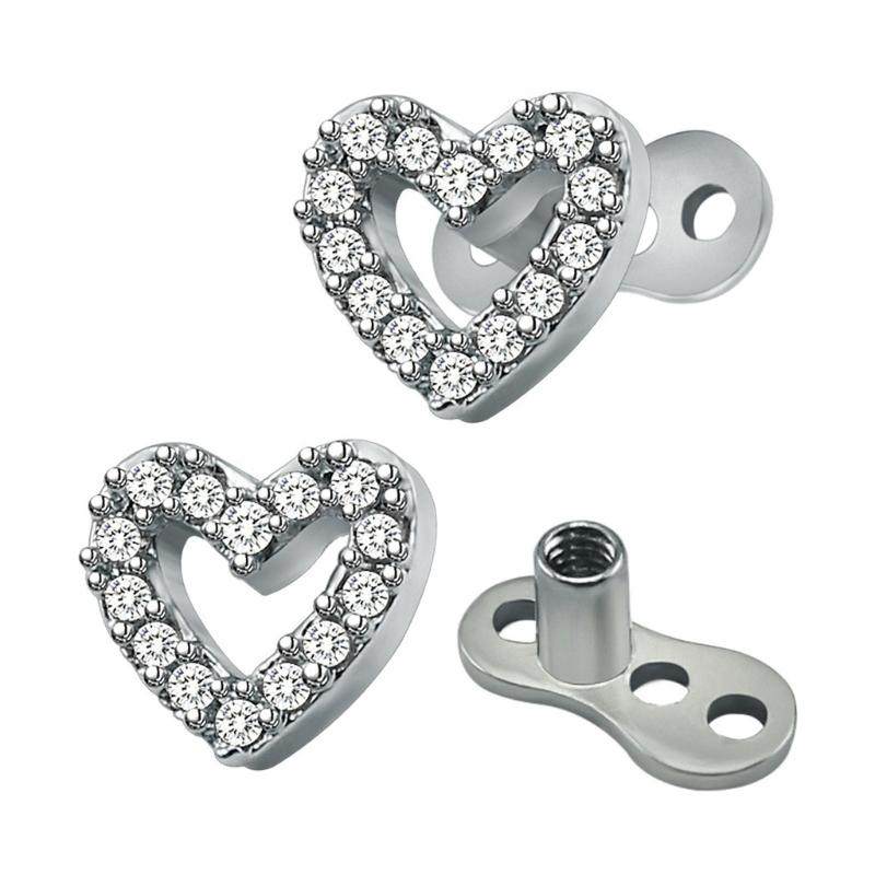 Pair Of Geometric 316L Stainless Steel Body Jewelry Geometric Body Studs For Unique Fashion And Style Expression
