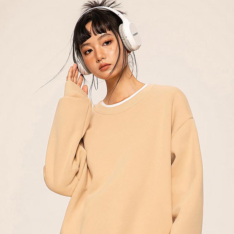 JEEP SPIRIT Men's Plush Lamb Fleece Crewneck Sweatshirt