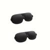 1pc Unisex Sleep Mask 3D Light Blocking Eye Mask Comfortable Polyester Ideal for Supine and Side Sleepers Eyepatch Mass Air Flow 3