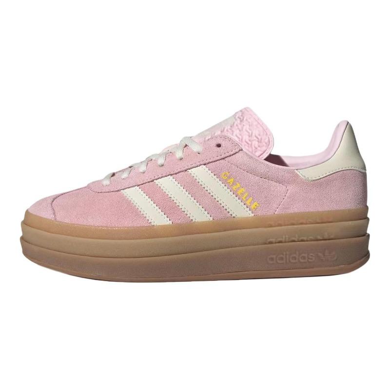 adidas Originals GAZELLE BOLD Women s Low-Top Skate Shoes Pink White JQ7777 40