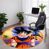 1PC Goku, Office Round Rug, Non-slip, Soft and Durable Office Rug for Interior Decoration, Perfect for Office, Beautiful Decoration