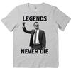 Legendy nikdy neumierajú Charlie Kirk Tričko Unisex Dámske Oversized Bežné Krátke rukávy Unisex Streetwear HuUnisex Práva Vrchné diely