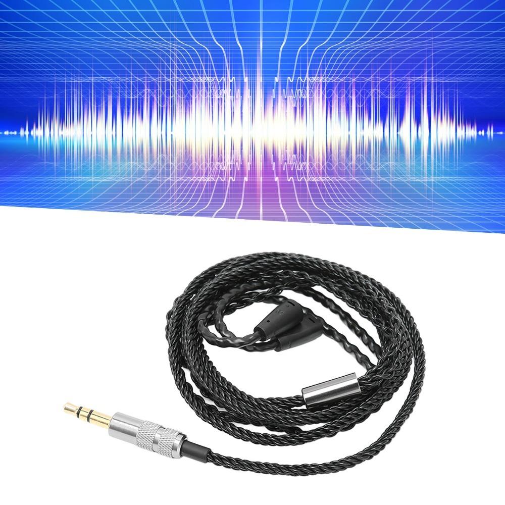 Flexible Earphone Replacement Cable for IE8 IE80 IE8i Earphones Sound Enhancement