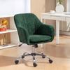 Snow Flannel Office Chair Dark Green