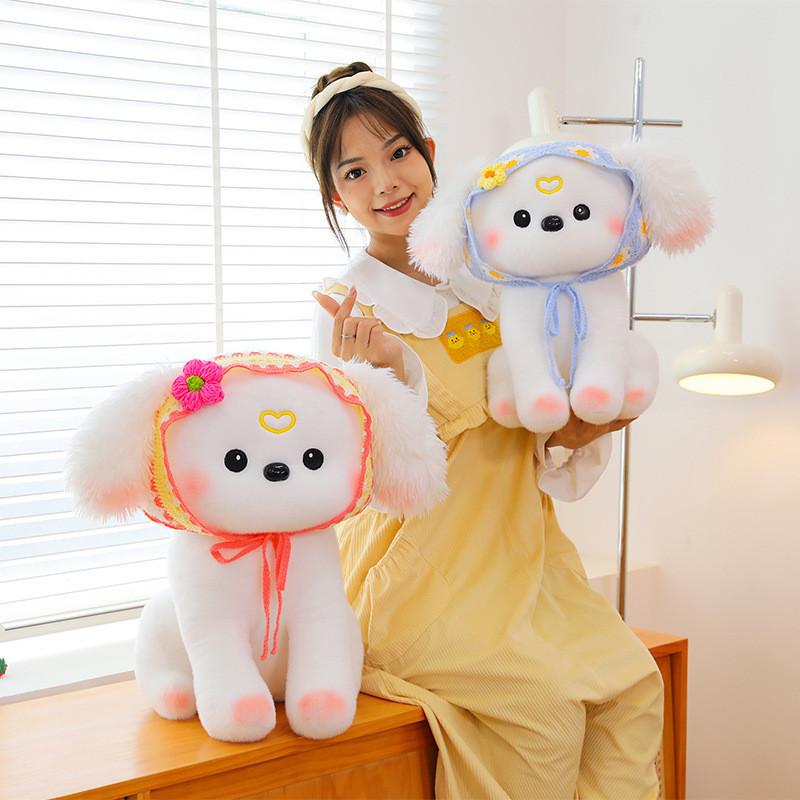 Whimsical Soft Plush Dog With Floppy Ears Available In Multiple Sizes For Perfect Cuddly Companion