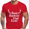 Mens Street T Shirt Best Dad Ever for Amazing Dad Funny Fathers Day Tees Summer Classic Men's T-shirt Street Oversized Clothing