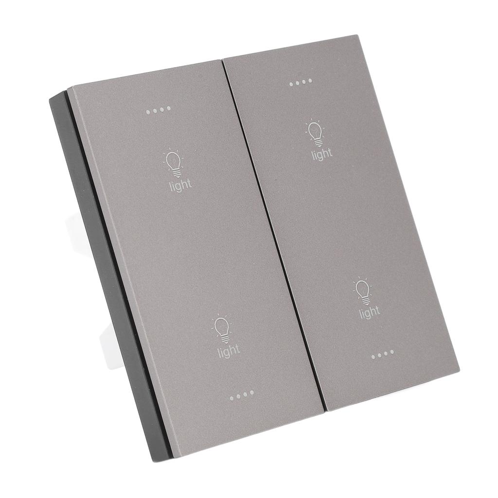 Smart Light Switch WiFi Wireless Voice Timing Control Switch 4 Open Control Quantity Intelligent