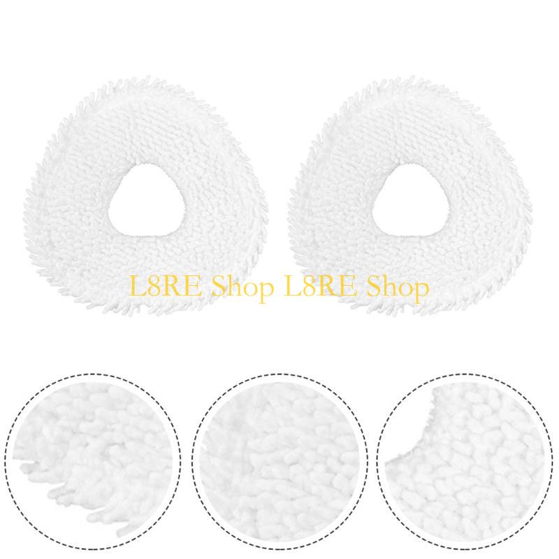 L8RE 2Pcs/4Pcs/6Pcs Vacuum Mop Replacement Pads Reusable Mopping Pads Suitable for Cloud Whale NARWAL J3 Sweeping Robot